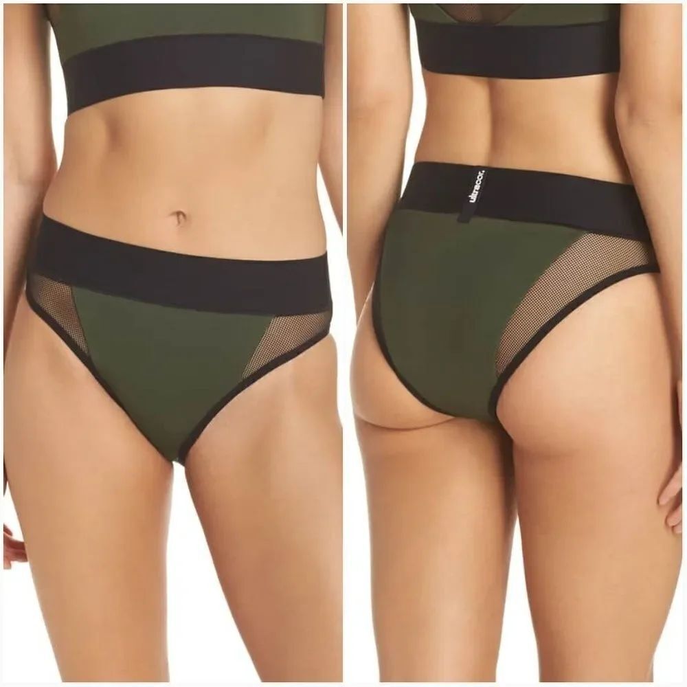 Ultracor Mesh High Waist Bikini Bottoms